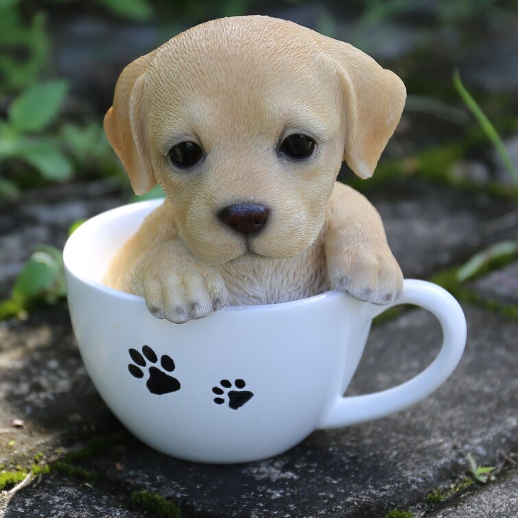 Teacup Labrador Puppy Statue