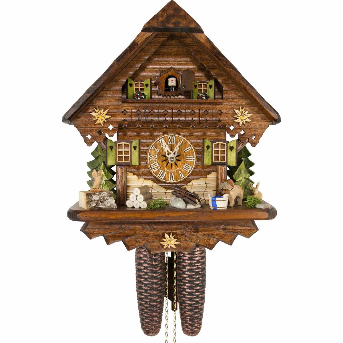 Authentic German Cuckoo Clock-German Black Forest Cuckoo Clock