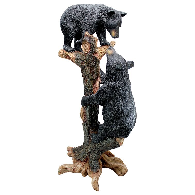 Climbing Cubs Bear Statue