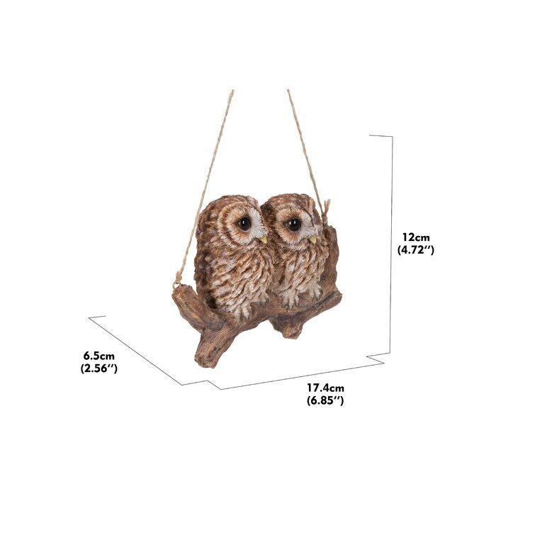 Hanging Baby Owlets on a Branch