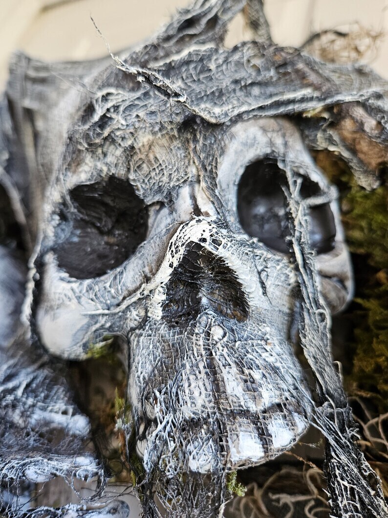 Halloween Graveyard Bones Scary Decoration