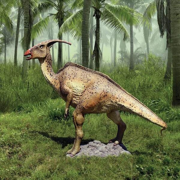 Parasaurolophus Dinosaur Statue