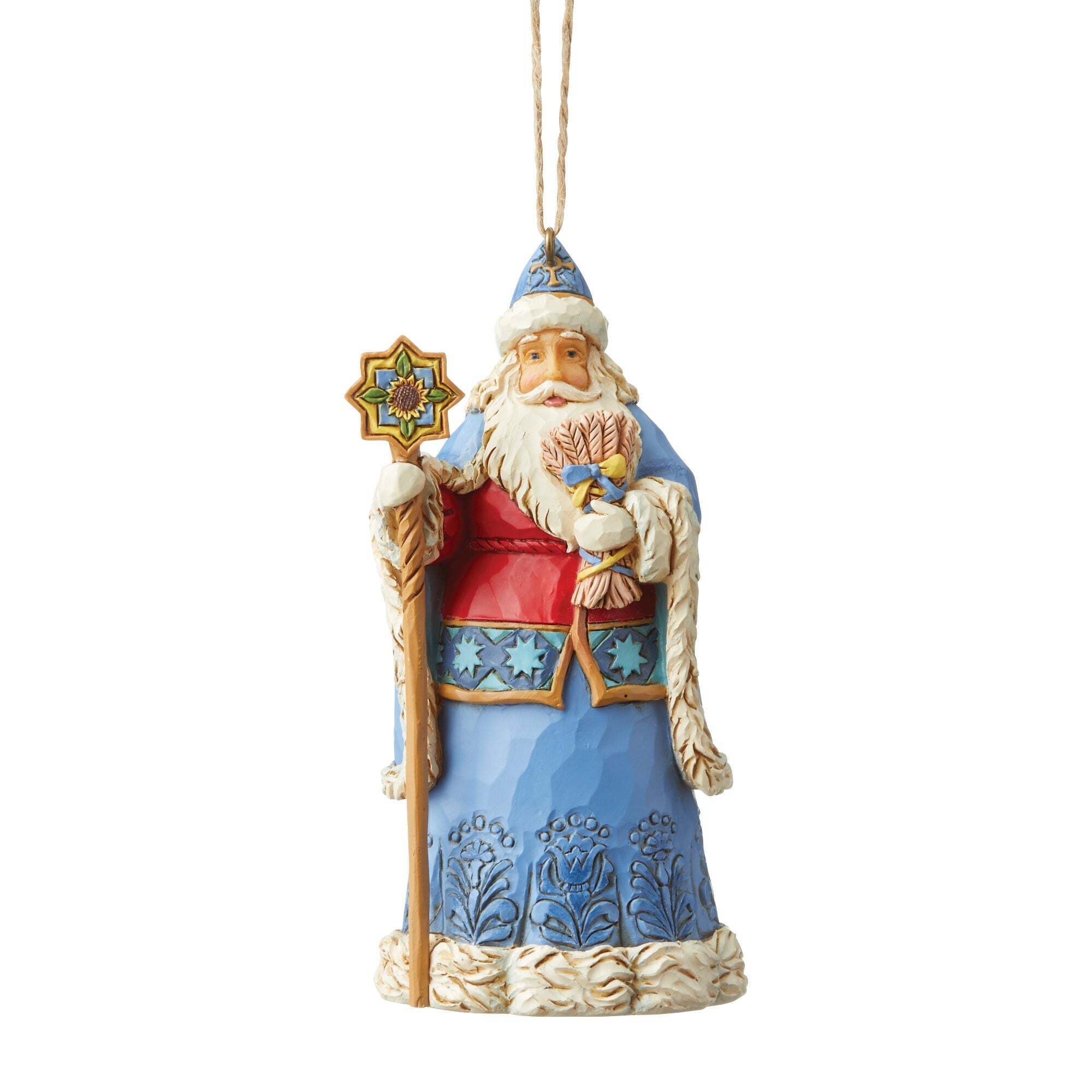 Ukrainian Santa Ornament