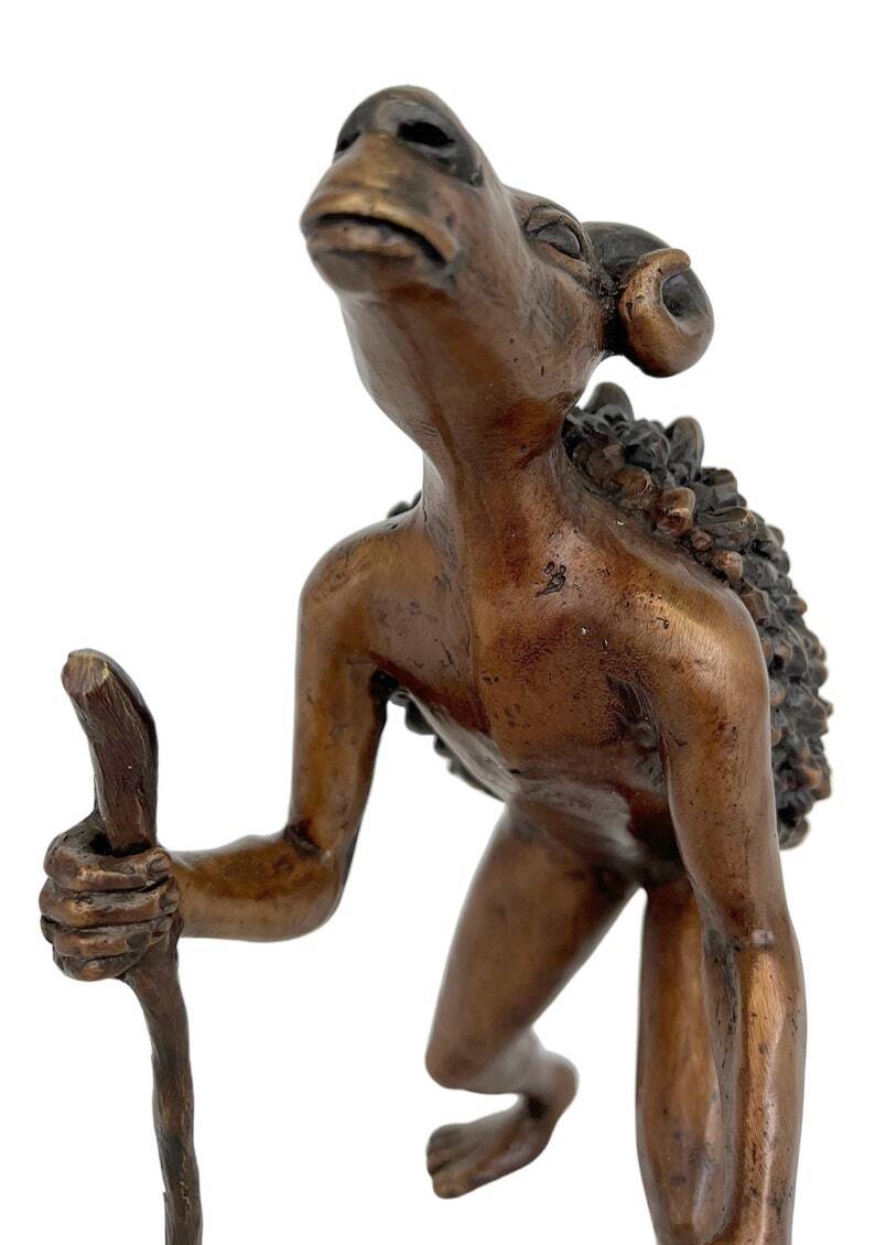 Fairytale - Alien creature - Bronze fantasy figure - fantasy world - Creatures from fairytale world - Alien world