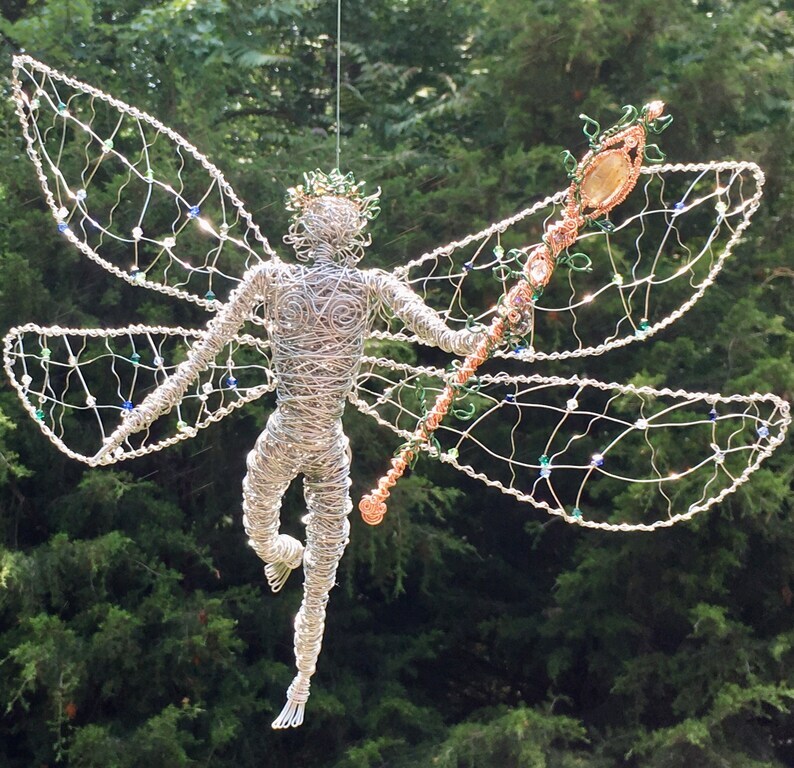 The Faerie King Wire Sculpture