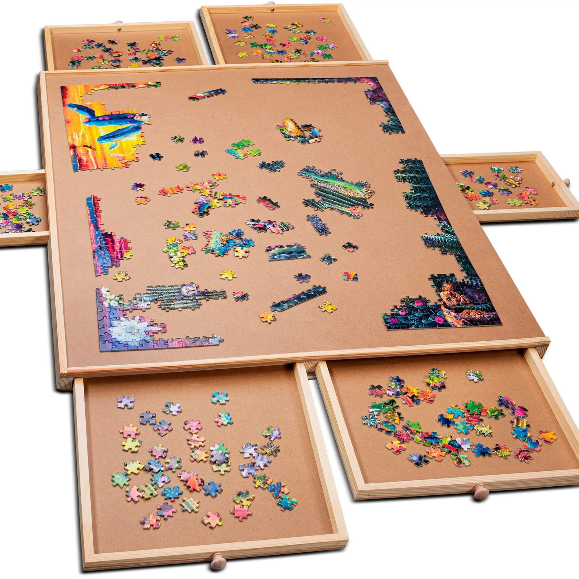 1500 Piece Wooden Jigsaw Puzzle Table-27” X 35”