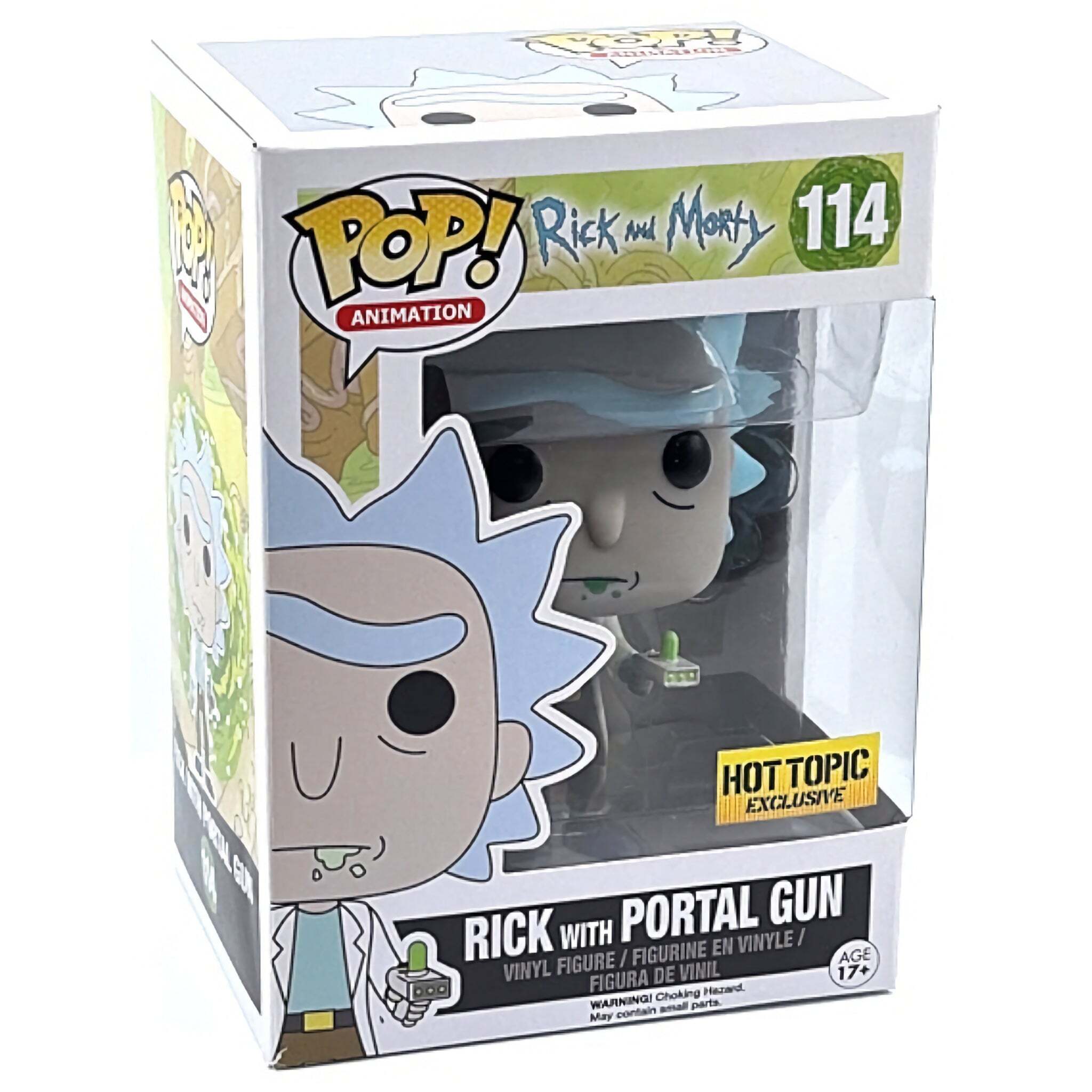 Rick with Portal Gun Funko Pop! HOT TOPIC EXCLUSIVE - serenoxt