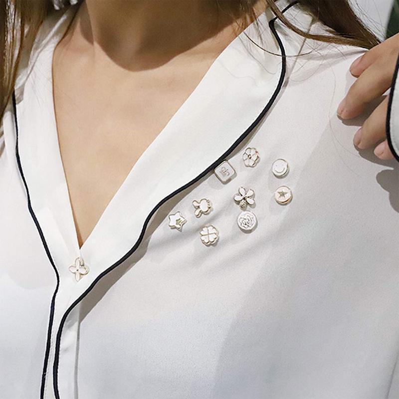 Buttons That Prevent Accidental Exposure of the Body (10 pcs Set)