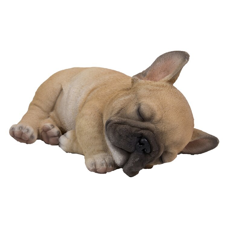 Sleeping French Bulldog Puppy Statue