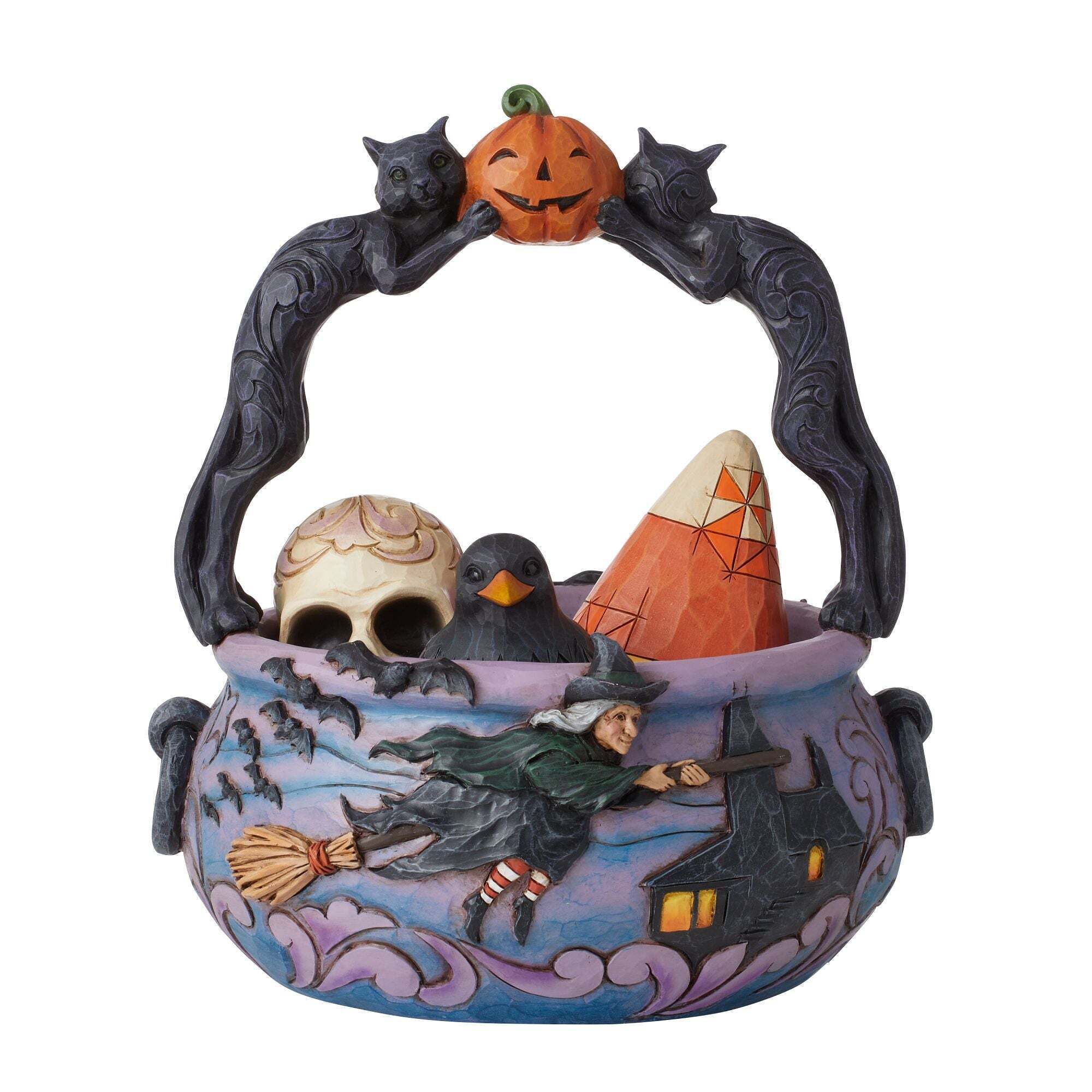 Fig Set/4 Halloween Basket