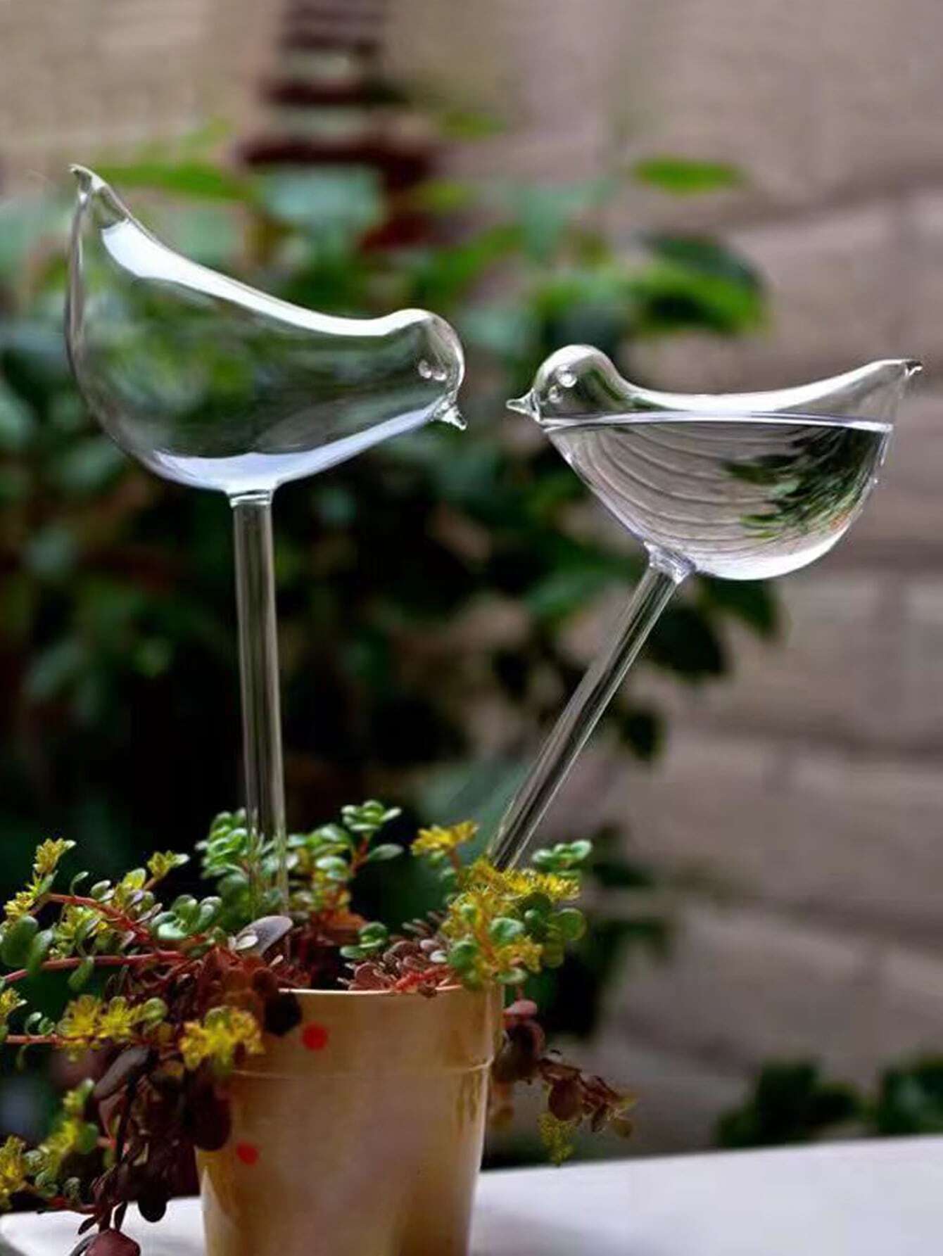1pc ABS Self Watering Device, Creative Bird Design Plant Watering Device For Garden