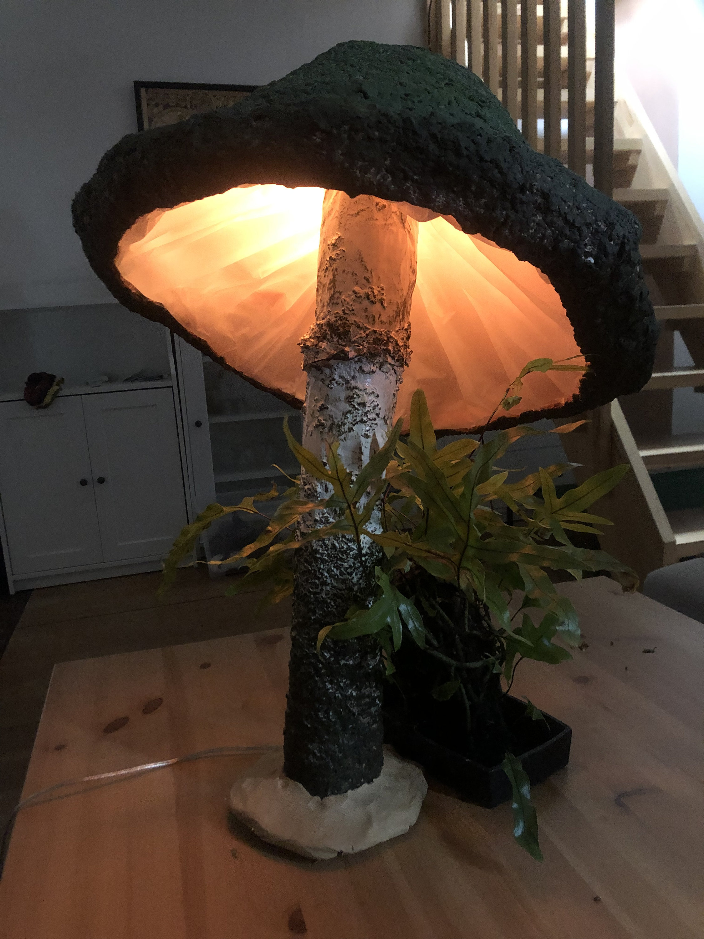 Mystical mushroom lamp