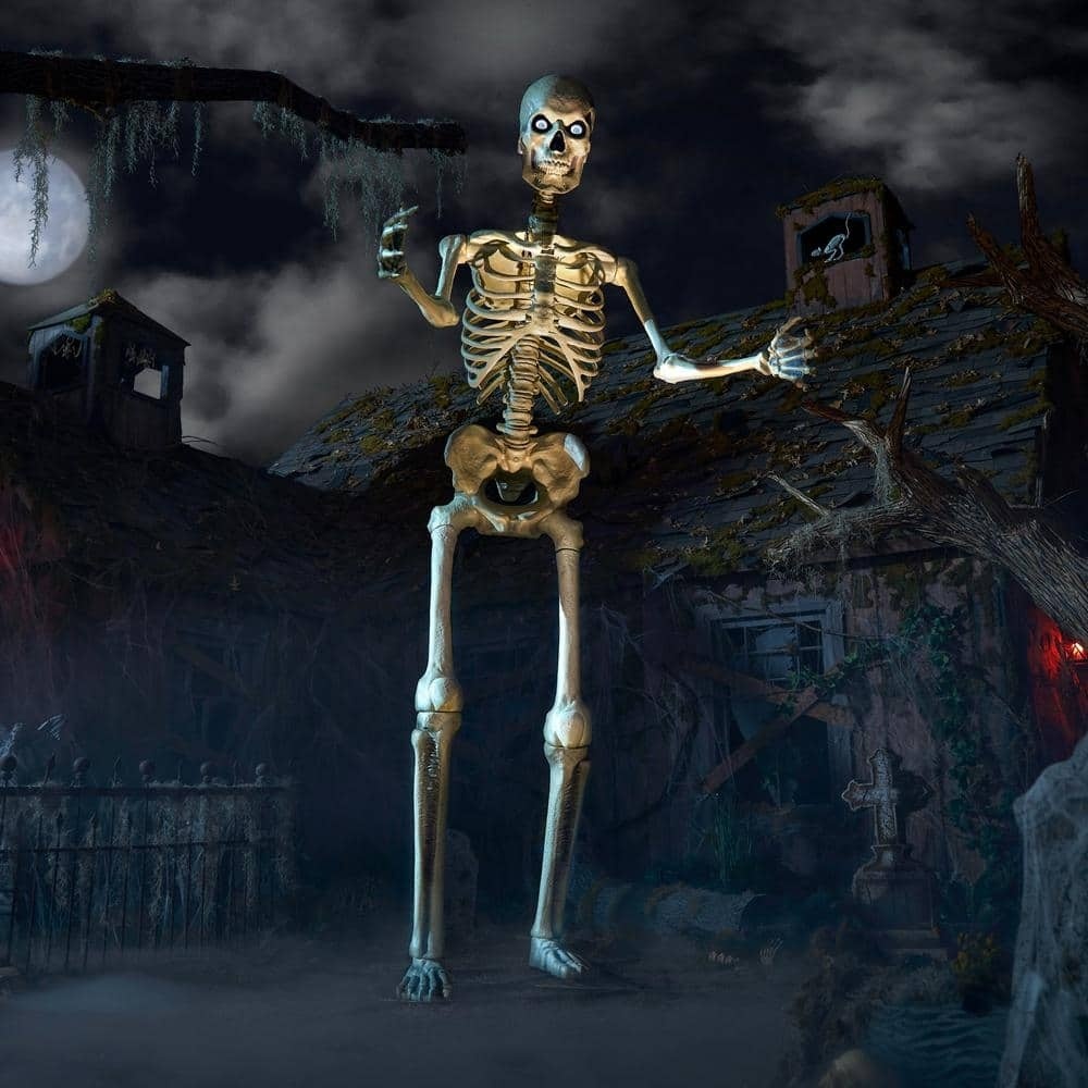 Giant-Sized Skeleton with LifeEyes LCD Eyes