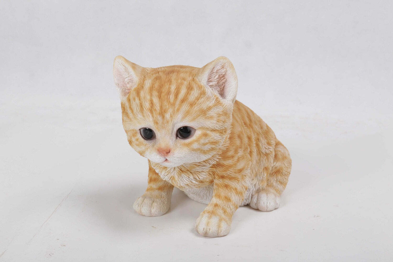 Kitten Sitting- Orange Tabby Statue - RONKENG