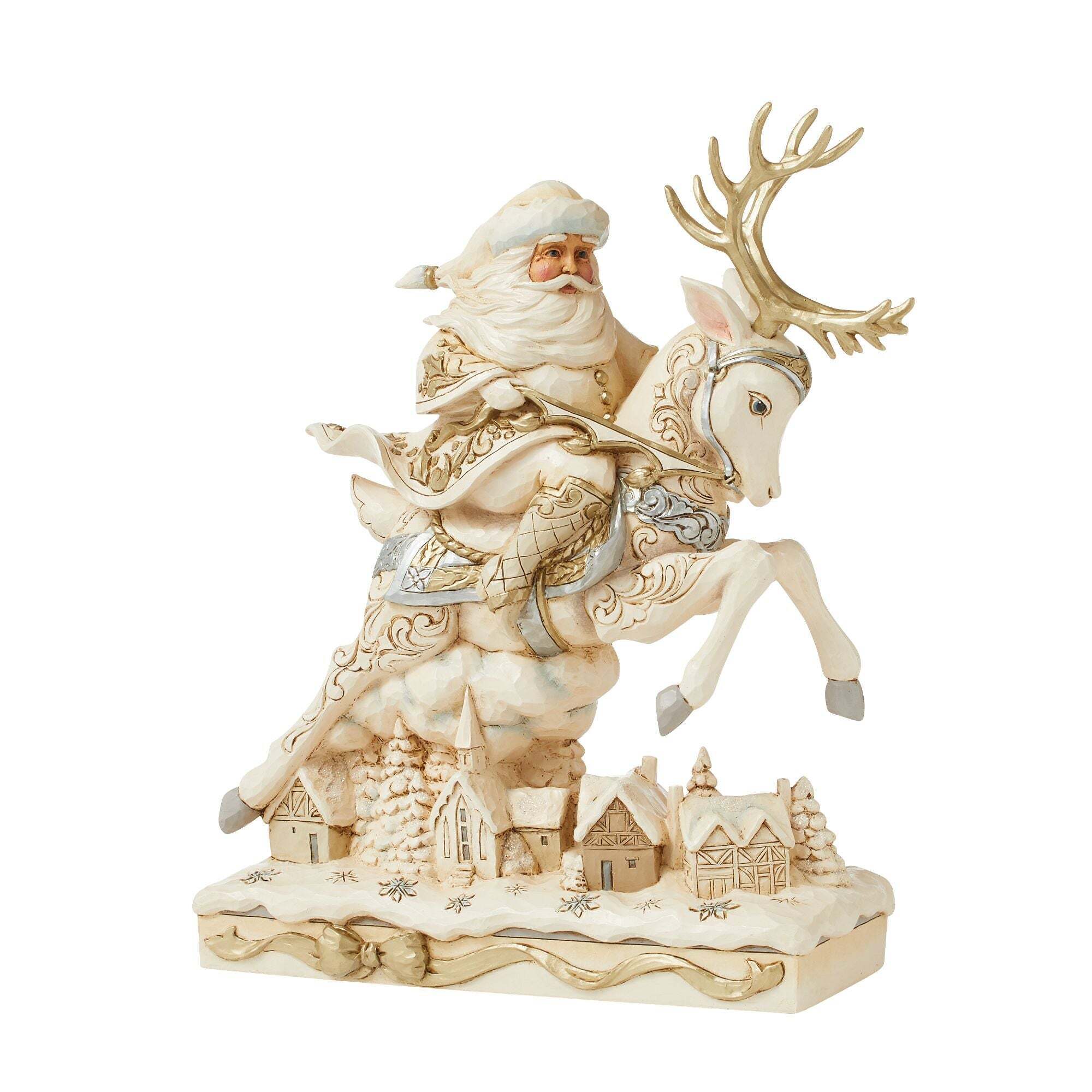 Holiday Lustre Santa and Deer