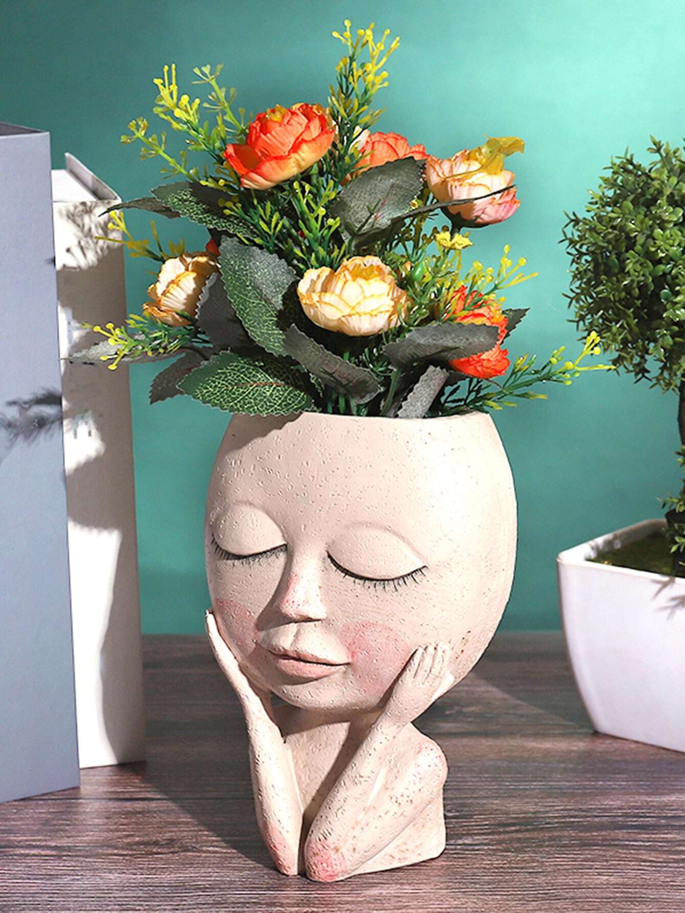 1pc Figure Design Flower Pot