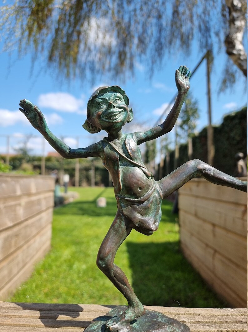 Bronze Pixie - Bronze gnome - Bronze fairy - Gift figures
