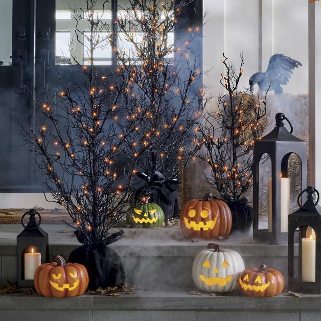 Glowing Jack-O-Lantern