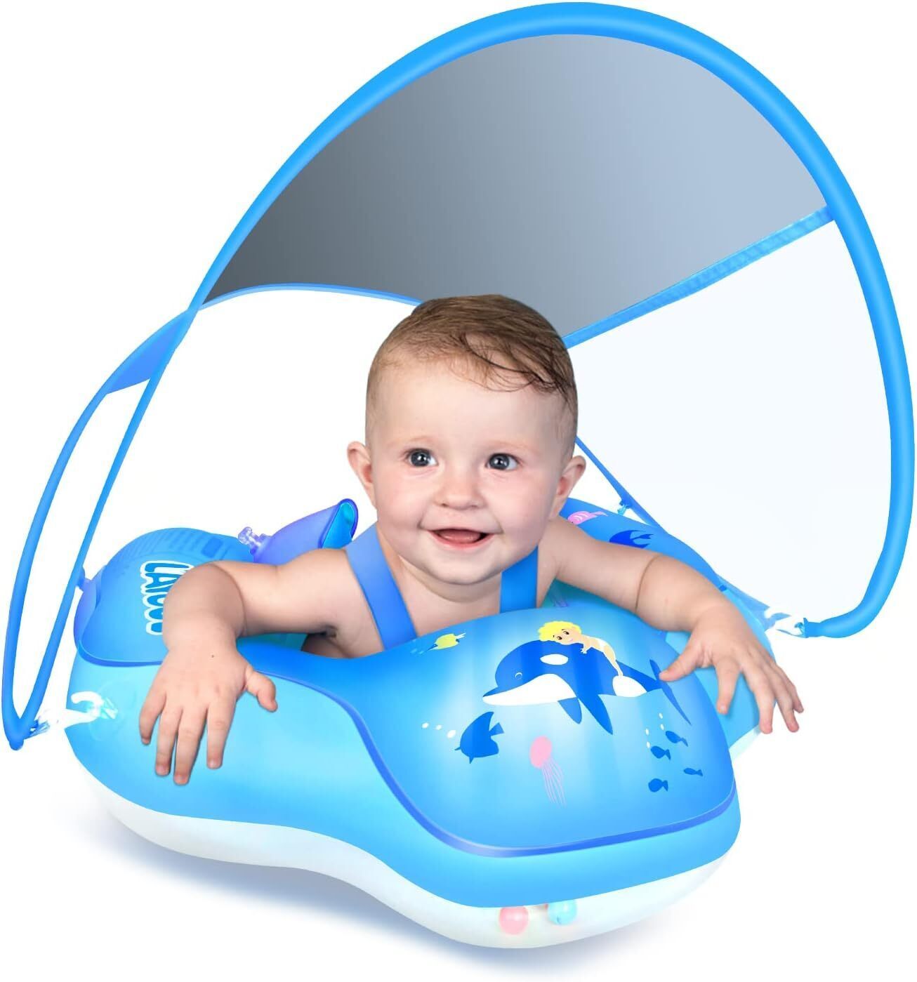 LAYCOL Baby Swimming Float Inflatable Baby Pool Float Ring Newest with ...