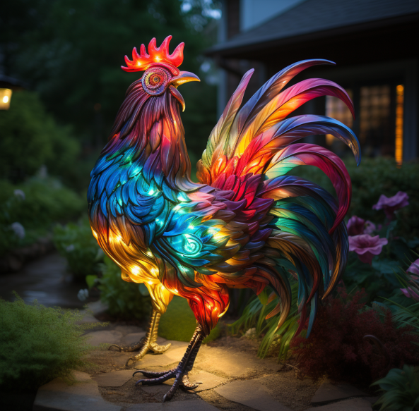 Magical Solar Glowing Animals，Guard Your Home