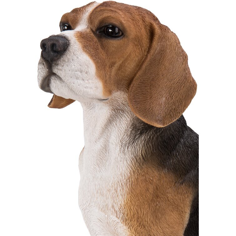 Beagle Dog Sitting Statue