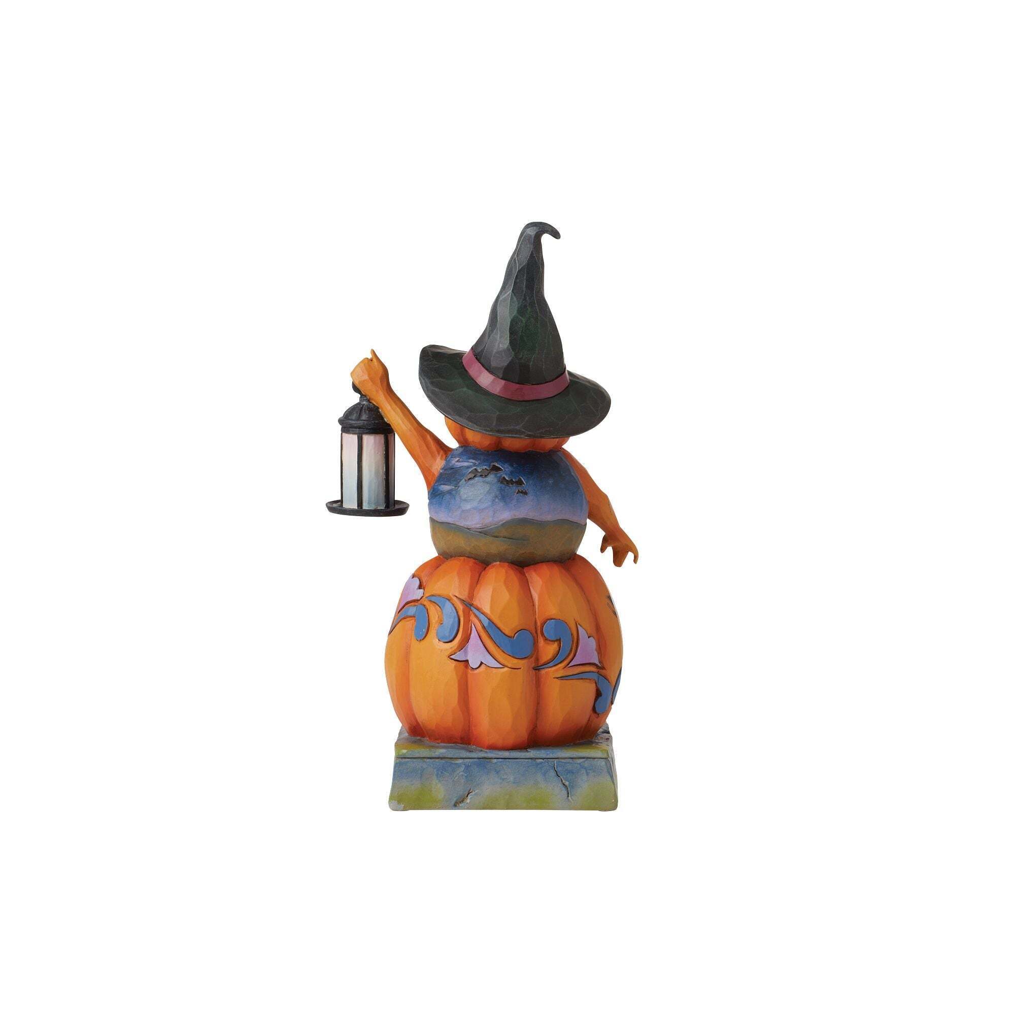 Stacked Pumpkin Witch
