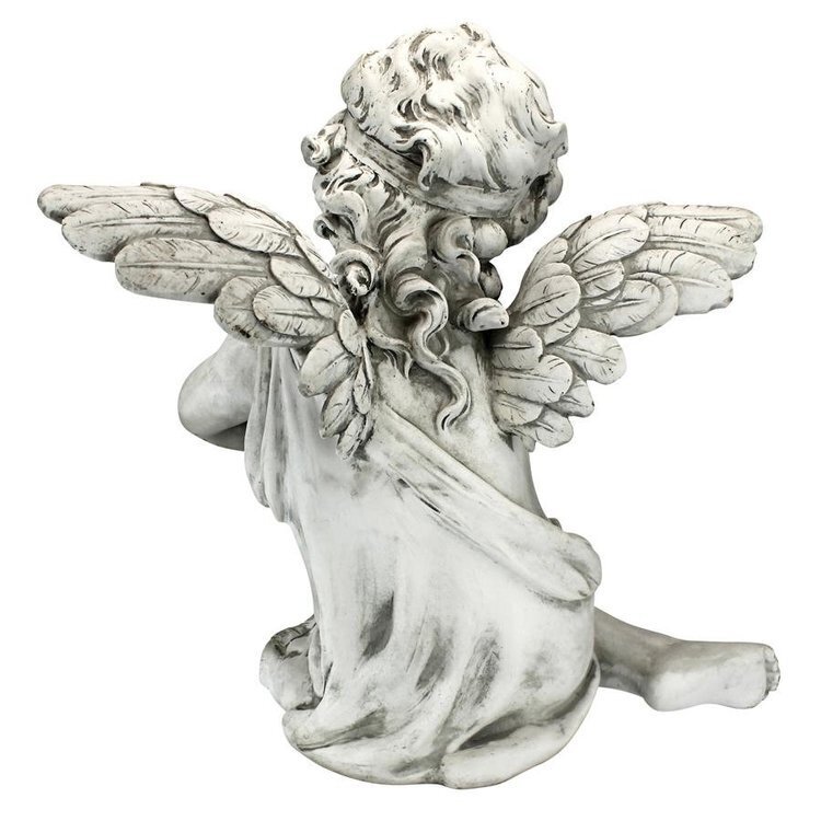 Peaceful Presence Angel Sitter Garden Statue