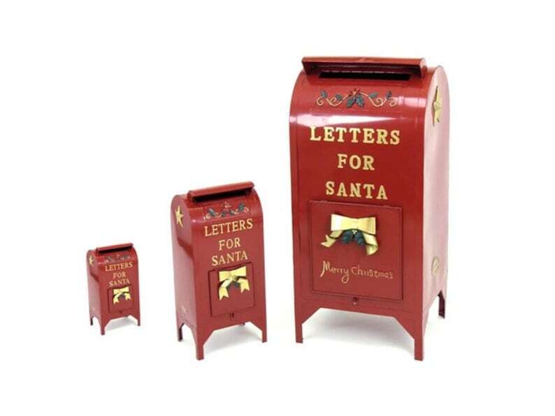Letters for Santa Christmas Mailbox Decoration (Set of 3, 46