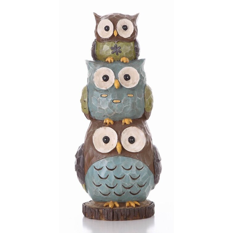 Stacking Owls Statue