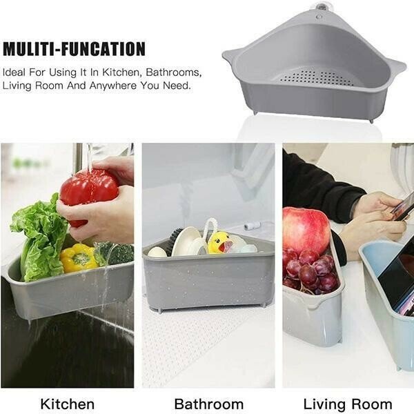 Triangle Storage Holder Multifunctional Drain Shelf - Gustgear