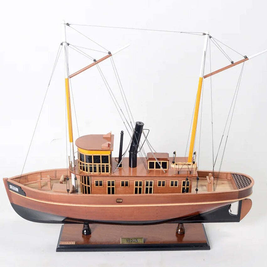 Handcrafted Seguin Tug Model Boat Buy 2 Get 1 Free