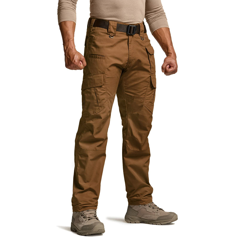Men's Tactical Pants, Water Resistant Ripstop Cargo Pants, Lightweight ...