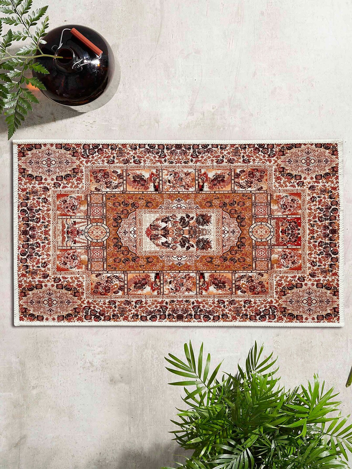 1pc Geometric Pattern Outdoor Quick-Drying Rug