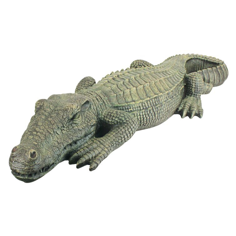Swamp Beast Crocodile Garden Statue