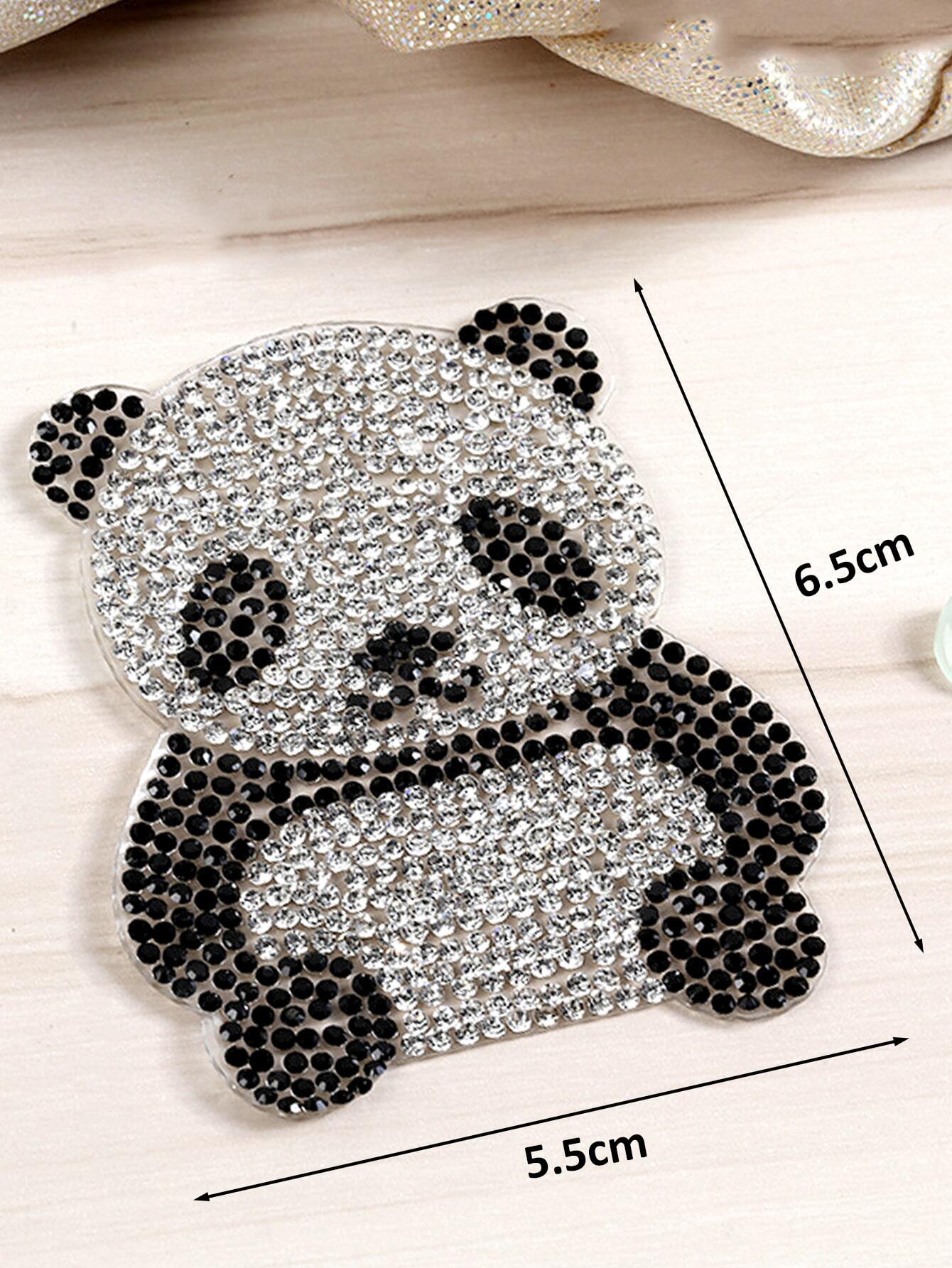 1pc Panda Design Iron-on Patch