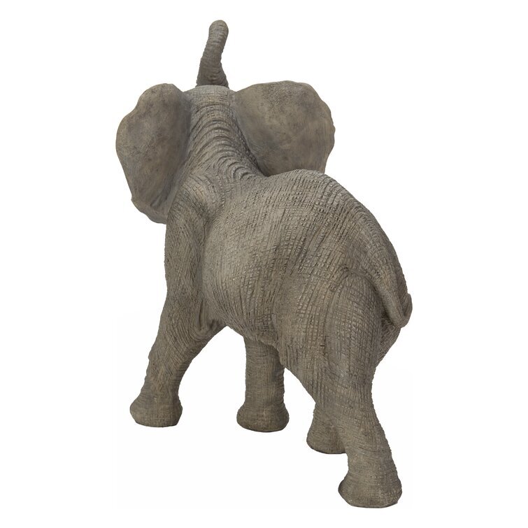Trunk Up Elephant Statue