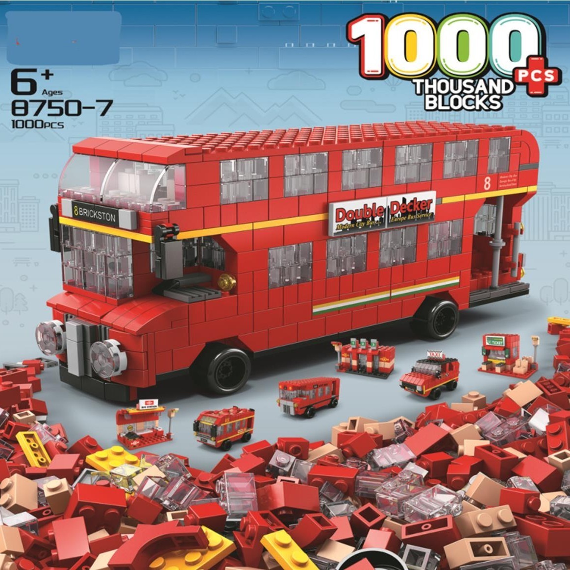 1000pcs Children's Building Blocks, Assembled Toys, Puzzle Assembled Model, Birthday Gift For Boys And Girls