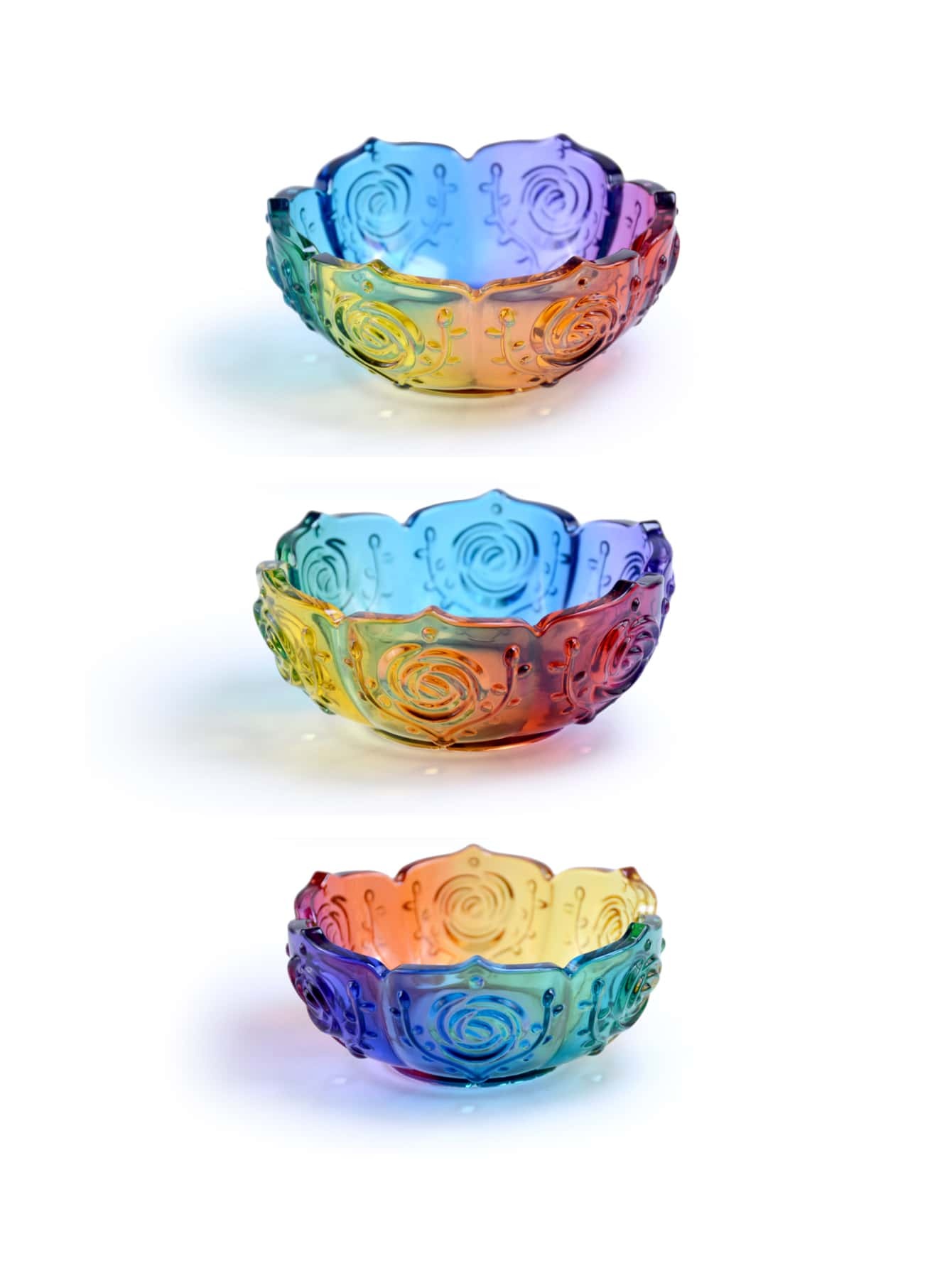 1pc Flower Detail Bowl Design DIY Silicone Mold
