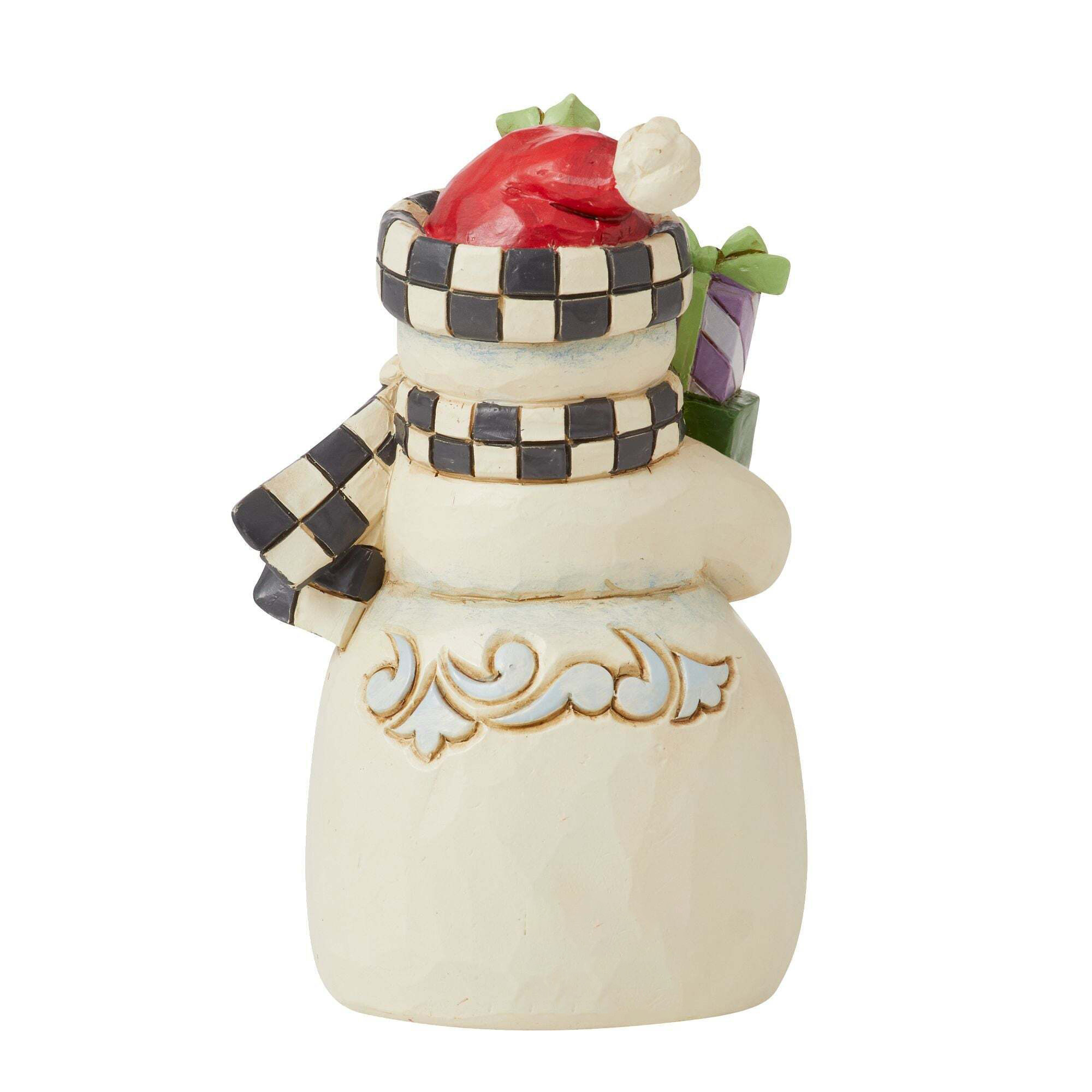 Mini Snowman withCheckered Hat