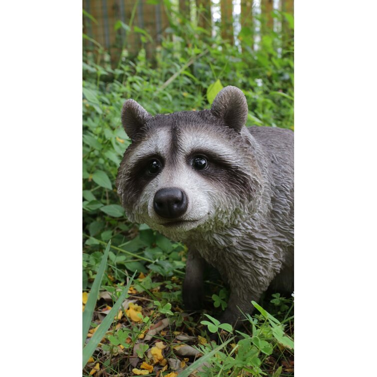Raccoon Sitting Statue