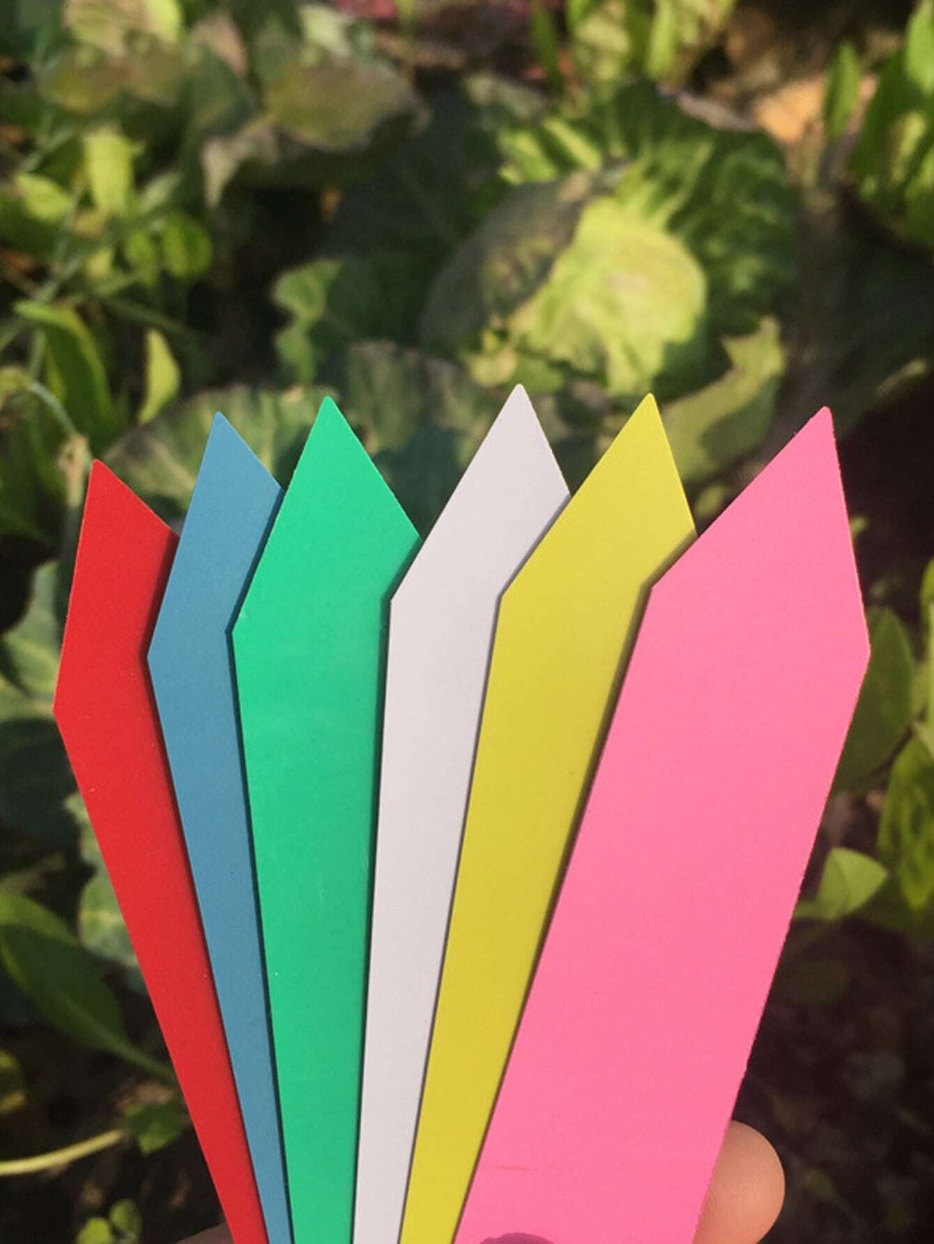 120pcs Mixed Color PVC Plant Marker, Simple Waterproof Plant Label For Garden, Outdoor