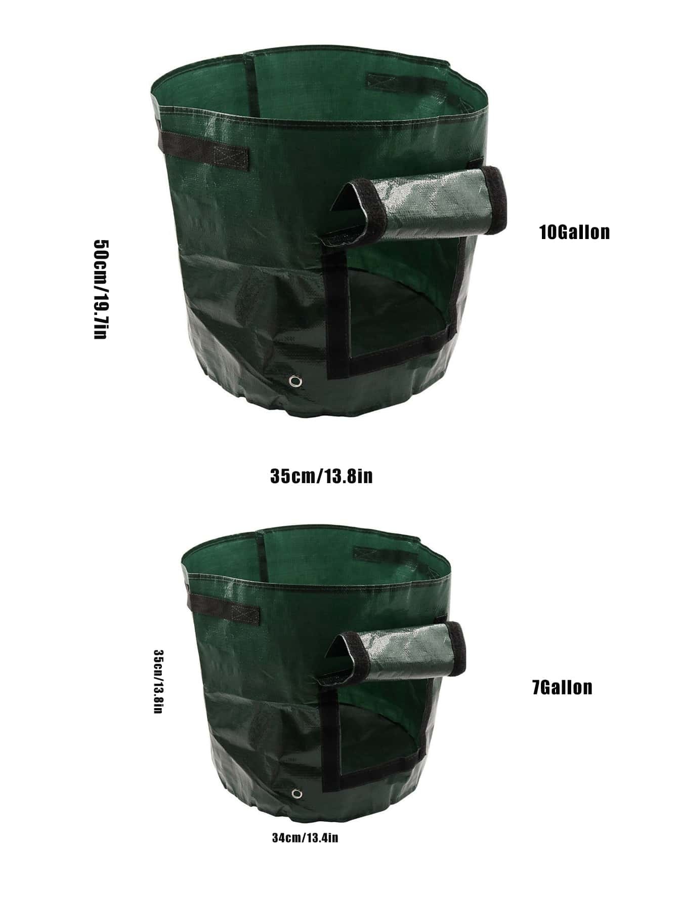 1pc Portable Plant Grow Bag, PE Vegetable Standing Grow Bag, For Home