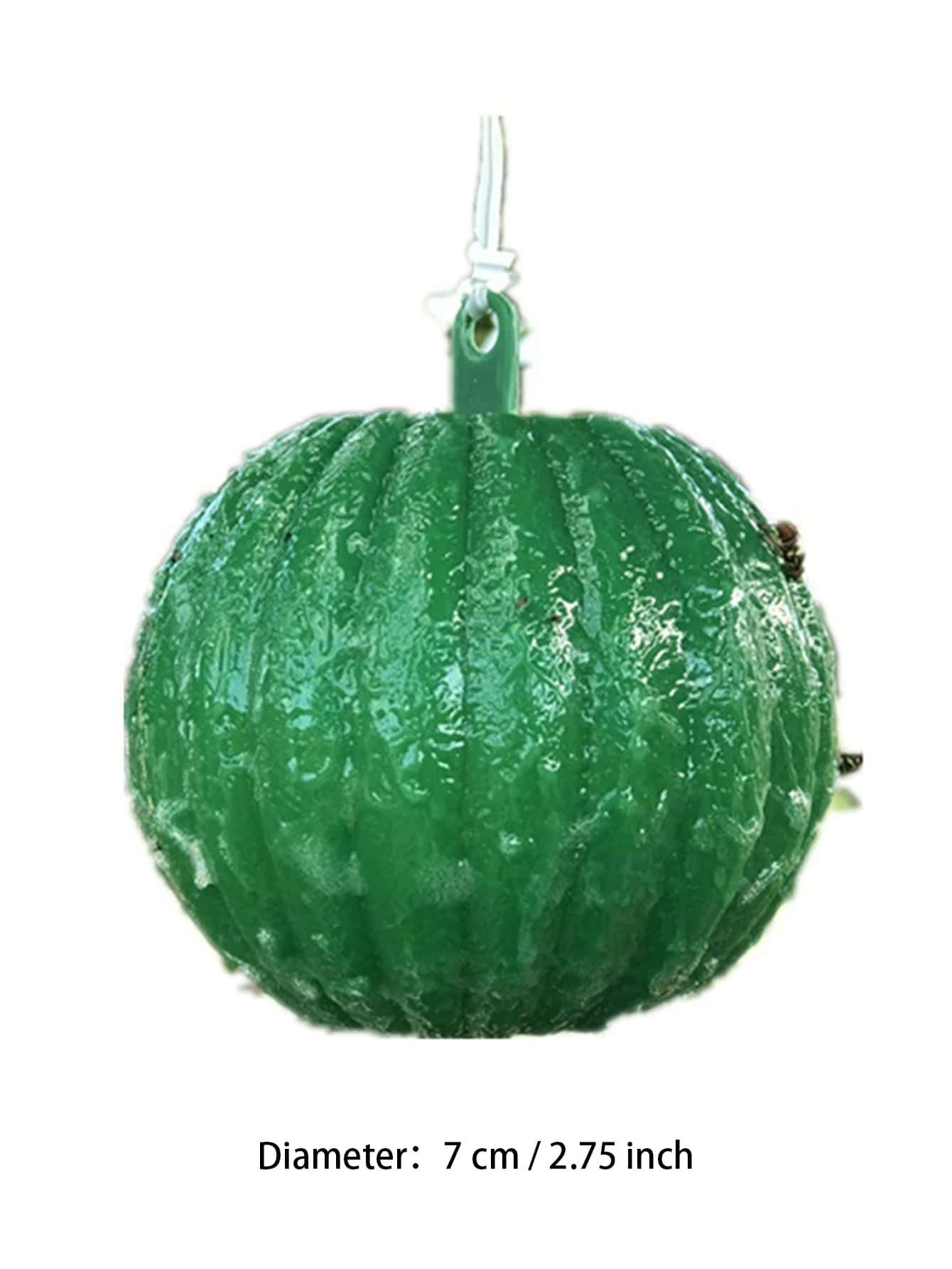 1pc Plastic Fly Trap Ball, Pumpkin Shaped Fly Trap Ball For Garden