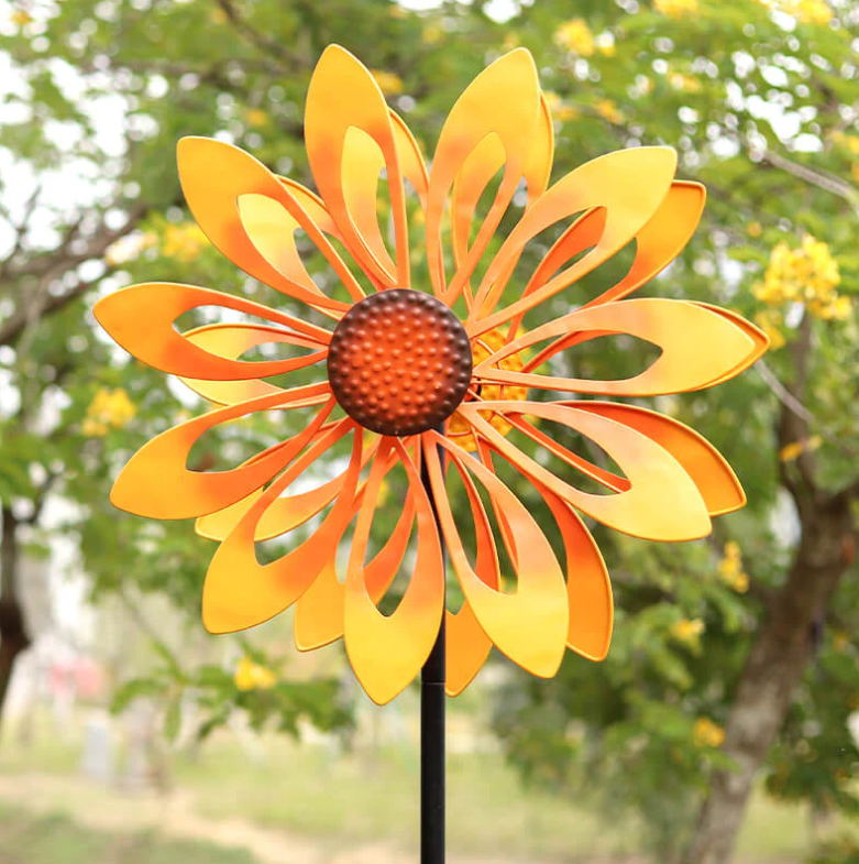 Vivid Sunflower Wind Spinner - iliota