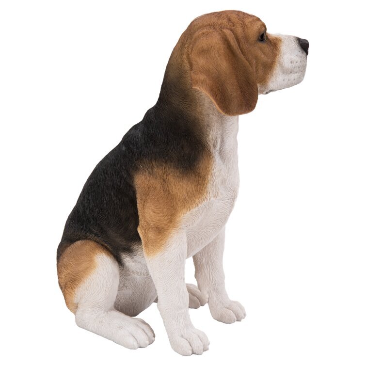 Beagle Dog Sitting Statue