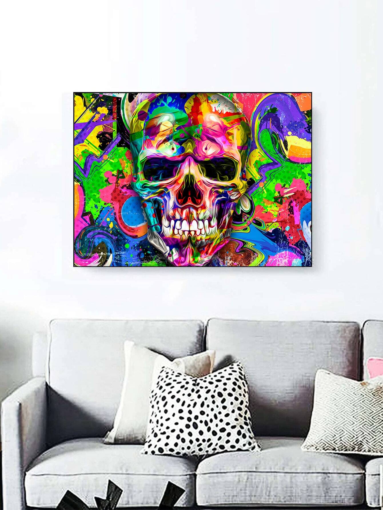 Skull Pattern DIY Diamond Painting Without Frame