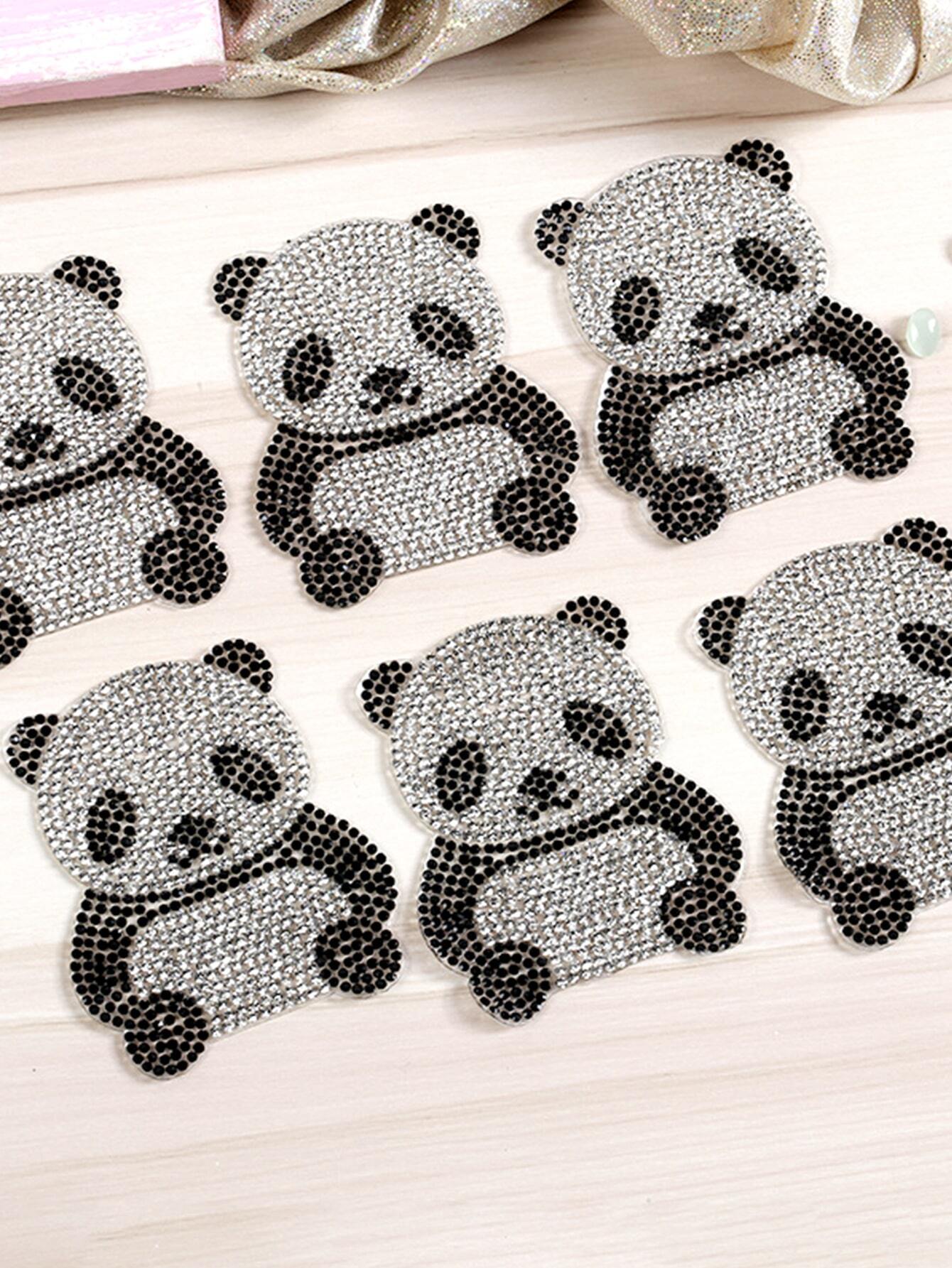 1pc Panda Design Iron-on Patch