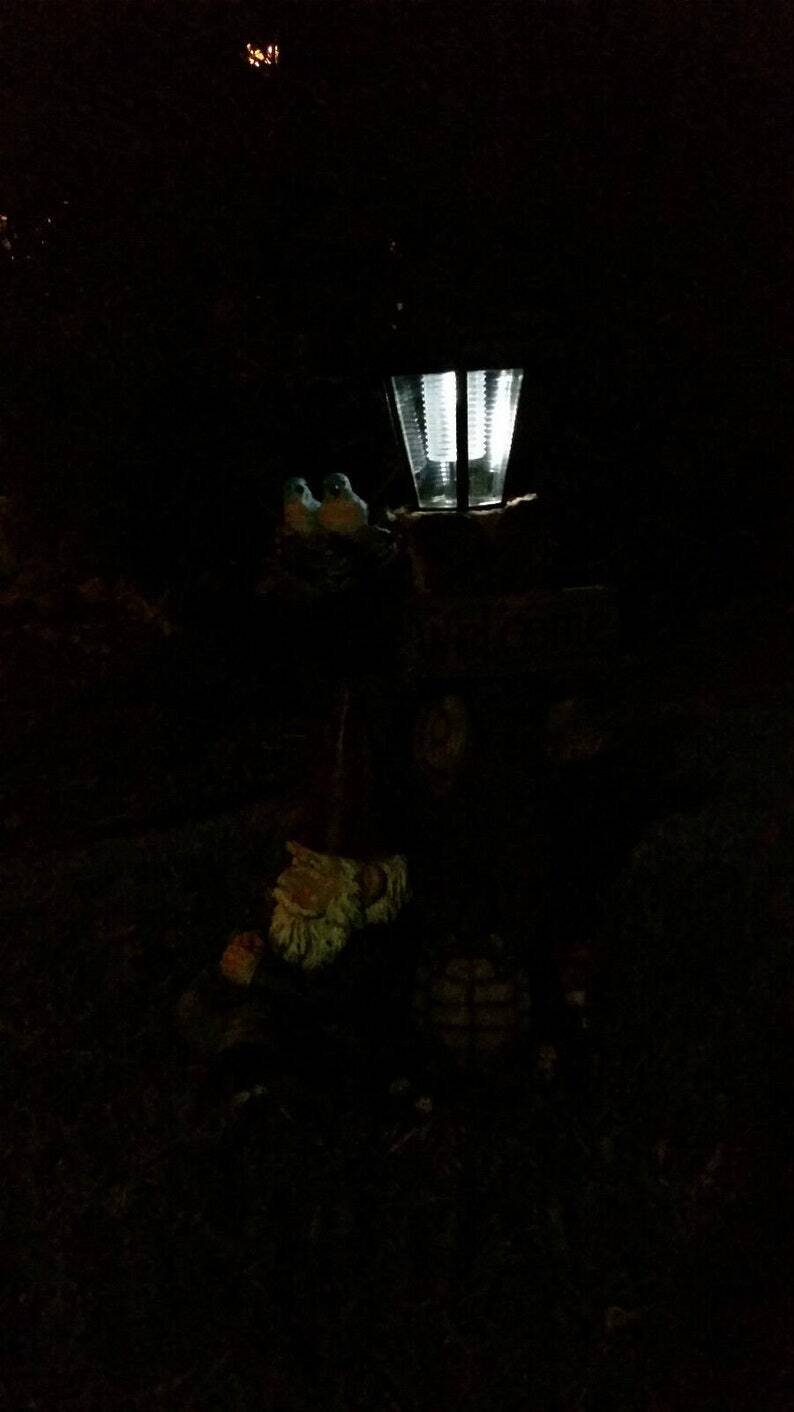 Solar Dragon Statue Dragon Castle Solar Light Figurine Dragon Castle Gothic