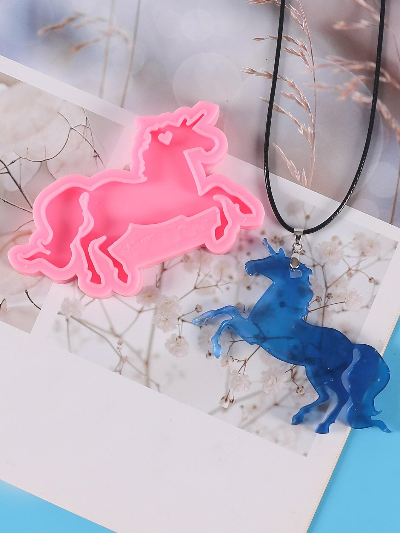1pc Unicorn Shaped DIY Silicone Mold